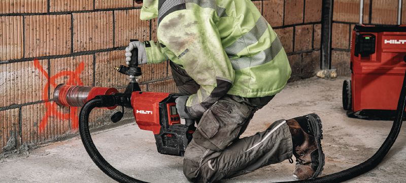 Corona rapida SPX-A Corona della massima qualità per la foratura manuale e su supporto in pressoché tutti i tipi di calcestruzzo e muratura - corona per carotatrici cordless Applicazioni 1