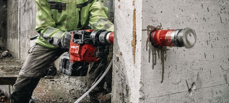 Corona rapida SPX-A Corona della massima qualità per la foratura manuale e su supporto in pressoché tutti i tipi di calcestruzzo e muratura - corona per carotatrici cordless Applicazioni 1